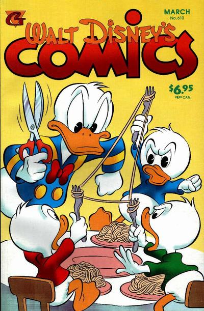 Cover for Walt Disney's Comics and Stories (Gladstone, 1993 series) #610