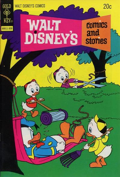 Cover for Walt Disney's Comics and Stories (Western, 1962 series) #v33#12 (396) [Gold Key]