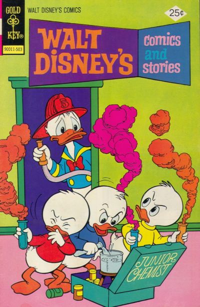 Cover for Walt Disney's Comics and Stories (Western, 1962 series) #v35#6 (414) [Gold Key]