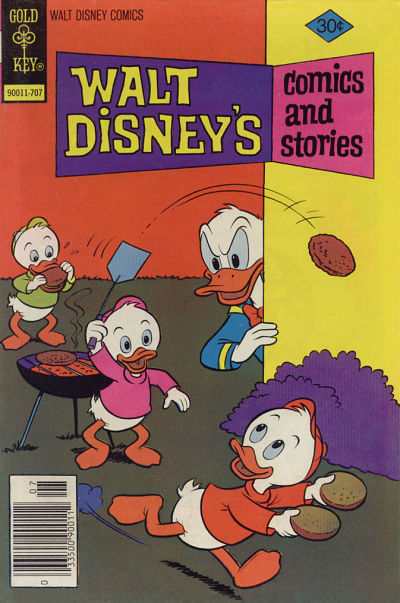 Cover for Walt Disney's Comics and Stories (Western, 1962 series) #v37#10 (442) [Gold Key]