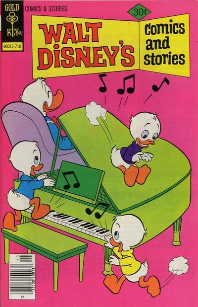 Cover for Walt Disney's Comics and Stories (Western, 1962 series) #v38#1 (445) [Gold Key]