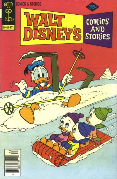 Cover for Walt Disney's Comics and Stories (Western, 1962 series) #v38#6 / 450 [Gold Key]