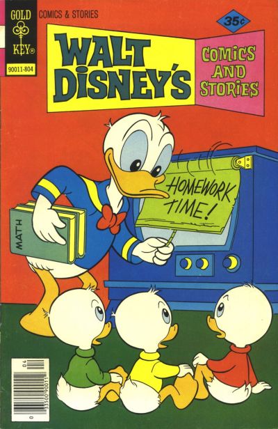 Cover for Walt Disney's Comics and Stories (Western, 1962 series) #v38#7 / 451 [Gold Key]