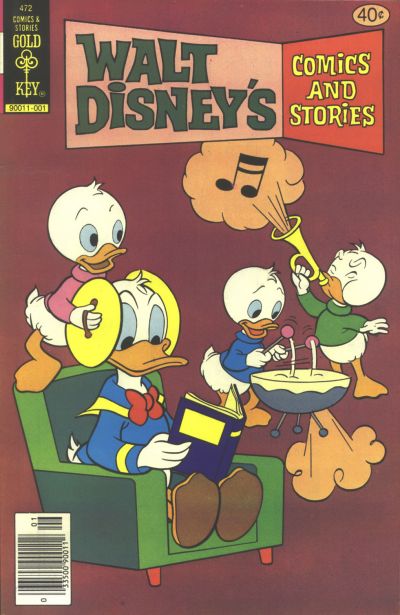 Cover for Walt Disney's Comics and Stories (Western, 1962 series) #v40#4 / 472