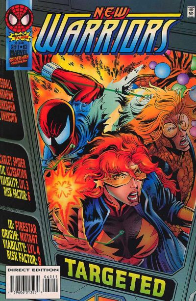 Cover for The New Warriors (Marvel, 1990 series) #63