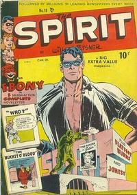 Cover Thumbnail for The Spirit (Bell Features, 1949 series) #18