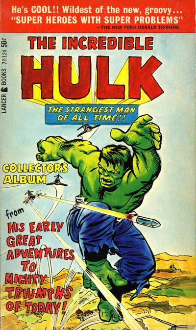Cover for The Incredible Hulk (Lancer Books, 1966 series) #72-124