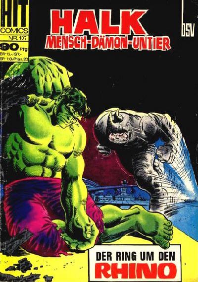 Cover for Hit Comics (BSV - Williams, 1966 series) #107