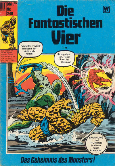 Cover for Hit Comics Die fantastischen Vier (BSV - Williams, 1970 series) #249