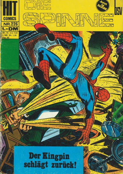 Cover for Hit Comics Die Spinne (BSV - Williams, 1971 series) #226