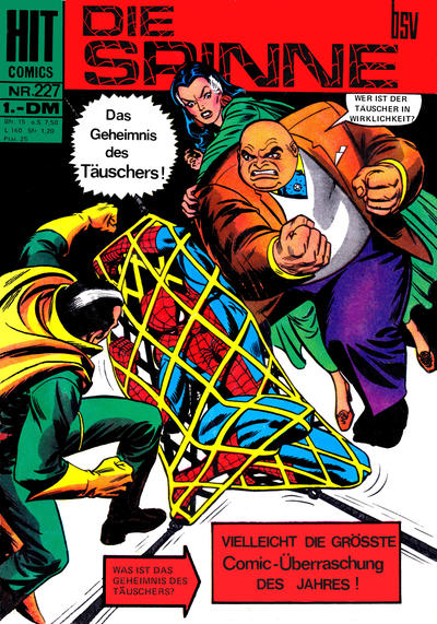 Cover for Hit Comics Die Spinne (BSV - Williams, 1971 series) #227