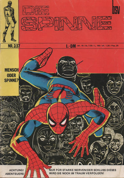 Cover for Hit Comics Die Spinne (BSV - Williams, 1971 series) #237