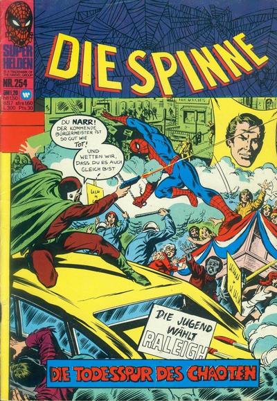 Cover for Hit Comics Die Spinne (BSV - Williams, 1971 series) #254