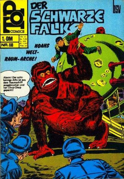 Cover for Top Comics Der Schwarze Falke (BSV - Williams, 1970 series) #118