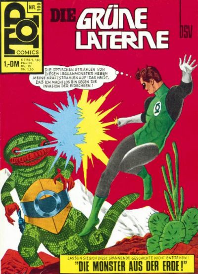 Cover for Top Comics Die Grüne Laterne (BSV - Williams, 1970 series) #100
