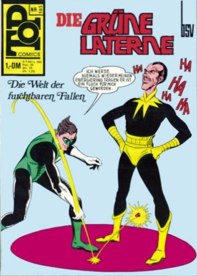 Cover for Top Comics Die Grüne Laterne (BSV - Williams, 1970 series) #105