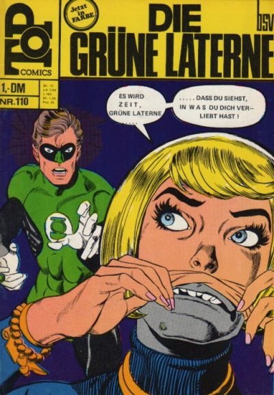Cover for Top Comics Die Grüne Laterne (BSV - Williams, 1970 series) #110