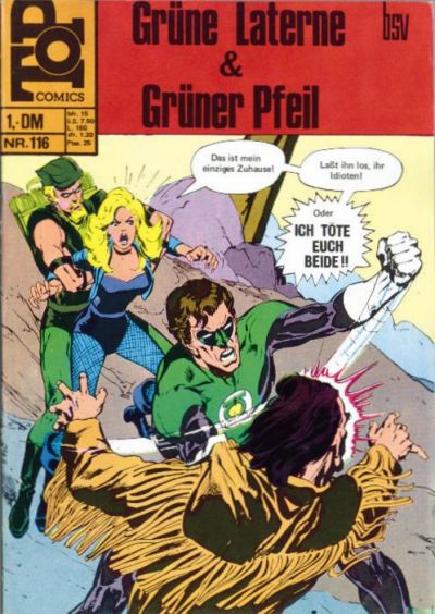 Cover for Top Comics Die Grüne Laterne (BSV - Williams, 1970 series) #116