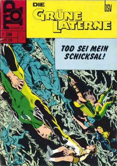 Cover for Top Comics Die Grüne Laterne (BSV - Williams, 1970 series) #119