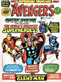Cover Thumbnail for The Avengers (Marvel UK, 1973 series) #1