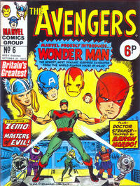 Cover Thumbnail for The Avengers (Marvel UK, 1973 series) #6