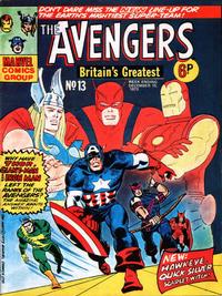 Cover Thumbnail for The Avengers (Marvel UK, 1973 series) #13