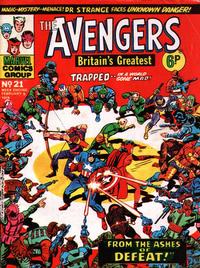 Cover Thumbnail for The Avengers (Marvel UK, 1973 series) #21