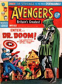 Cover Thumbnail for The Avengers (Marvel UK, 1973 series) #22