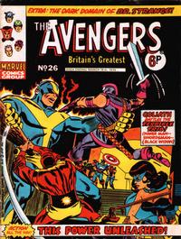 Cover Thumbnail for The Avengers (Marvel UK, 1973 series) #26