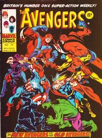 Cover for The Avengers (Marvel UK, 1973 series) #78