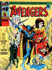 Cover Thumbnail for The Avengers (Marvel UK, 1973 series) #91