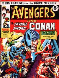 Cover Thumbnail for The Avengers (Marvel UK, 1973 series) #102