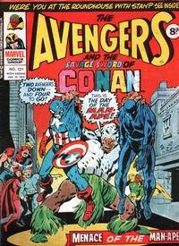 Cover Thumbnail for The Avengers (Marvel UK, 1973 series) #121