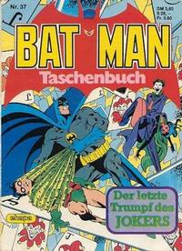 Cover for Batman Taschenbuch (Egmont Ehapa, 1978 series) #37