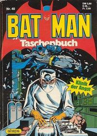 Cover Thumbnail for Batman Taschenbuch (Egmont Ehapa, 1978 series) #40