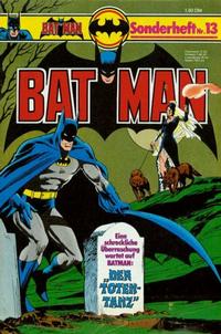Cover Thumbnail for Batman Sonderheft (Egmont Ehapa, 1976 series) #13