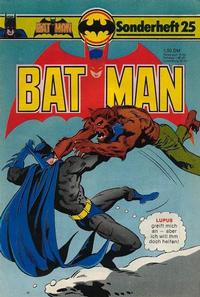 Cover Thumbnail for Batman Sonderheft (Egmont Ehapa, 1976 series) #25