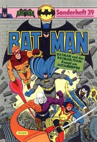 Cover Thumbnail for Batman Sonderheft (Egmont Ehapa, 1976 series) #39