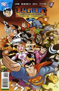 Cover for The Legion of Super-Heroes in the 31st Century (DC, 2007 series) #20 [Direct Sales]