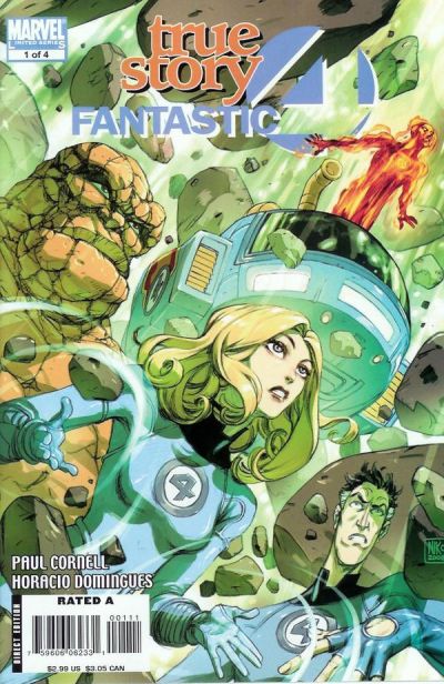 Cover for Fantastic Four: True Story (Marvel, 2008 series) #1