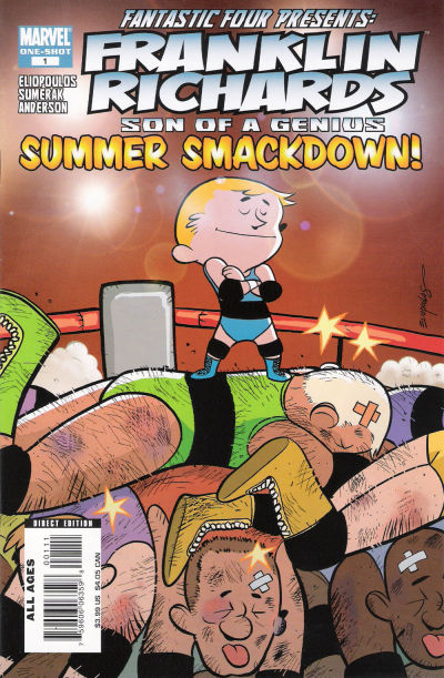 Cover for Franklin Richards: Summer Smackdown! (Marvel, 2008 series) #1