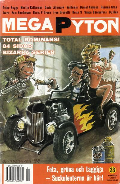 Cover for MegaPyton (Atlantic Förlags AB, 1992 series) #1/1999 (33)