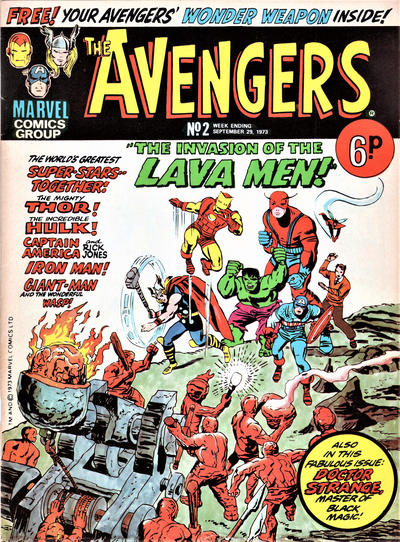 Cover for The Avengers (Marvel UK, 1973 series) #2