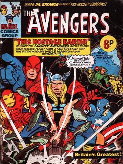 Cover for The Avengers (Marvel UK, 1973 series) #9
