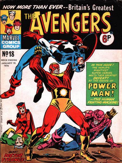 Cover for The Avengers (Marvel UK, 1973 series) #18