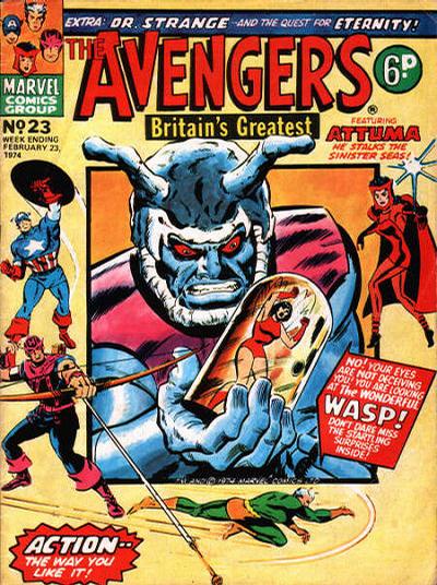 Cover for The Avengers (Marvel UK, 1973 series) #23