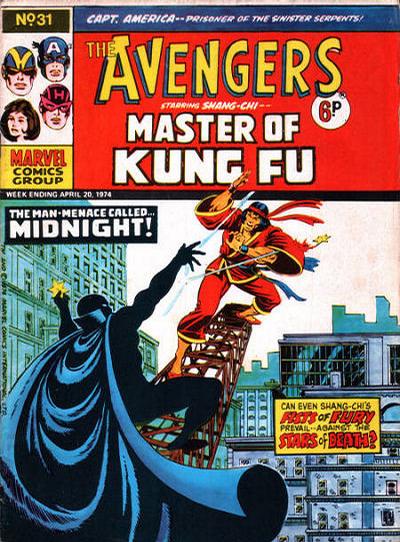 Cover for The Avengers (Marvel UK, 1973 series) #31