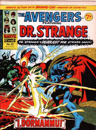 Cover for The Avengers (Marvel UK, 1973 series) #63