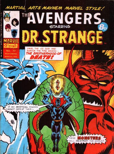 Cover for The Avengers (Marvel UK, 1973 series) #77