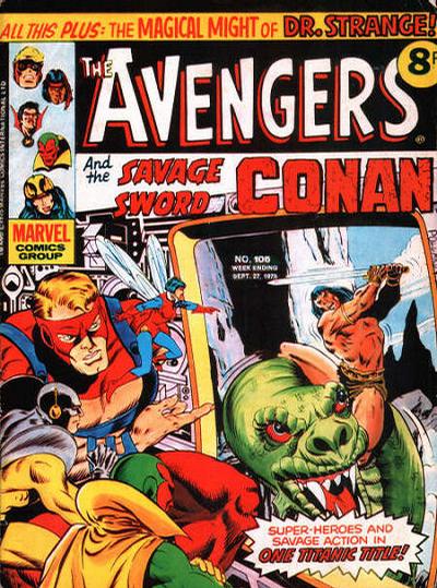 Cover for The Avengers (Marvel UK, 1973 series) #106